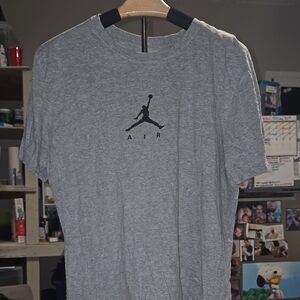 Nike Gray Jumpman Logo Men's Tee